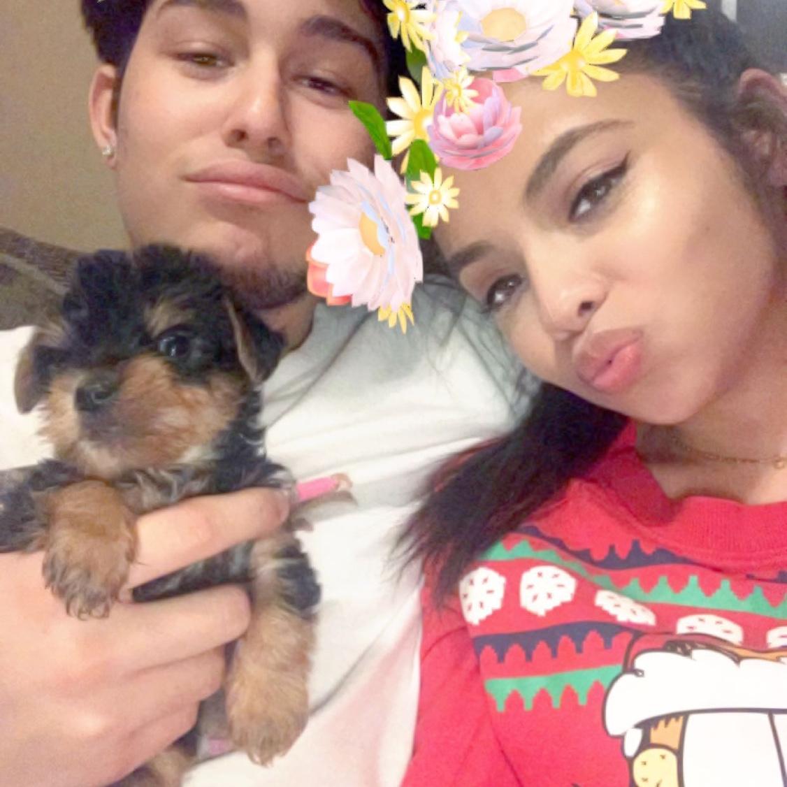 Our first picture with Coco - December 2018
