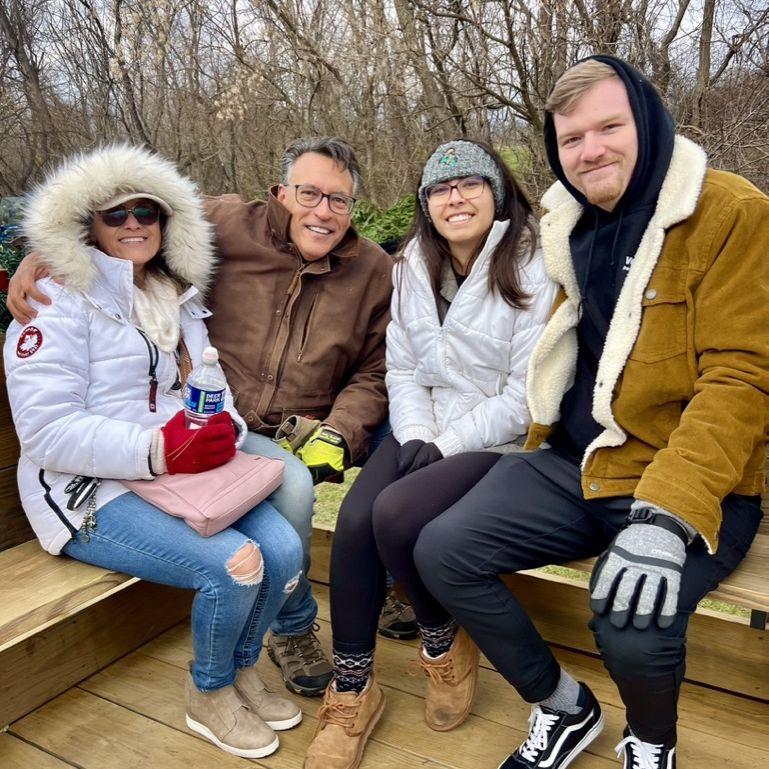 The annual Parker Family Tree Hunt