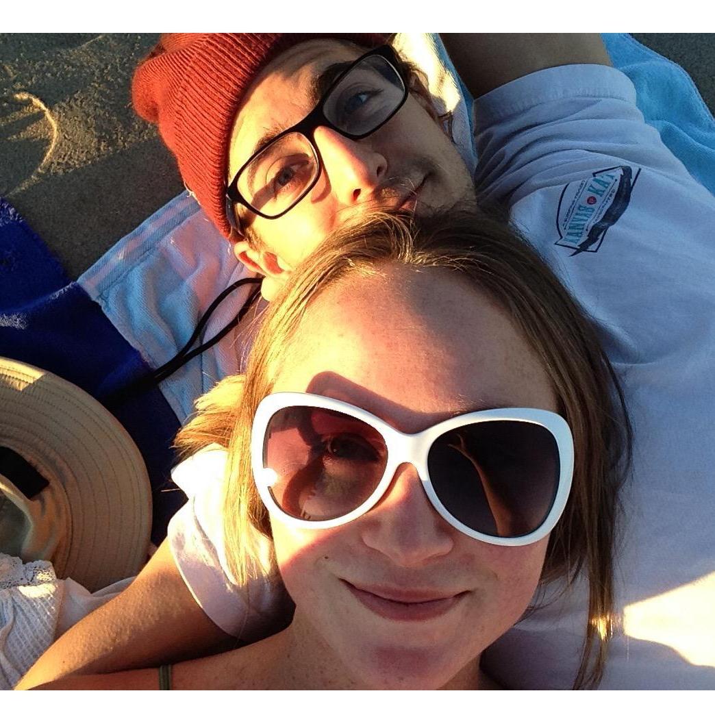 Camping on the beach, San Clemente, summer 2014.