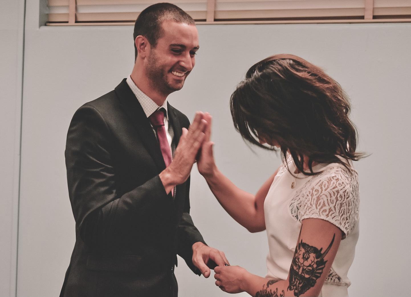 We did it! High 5!