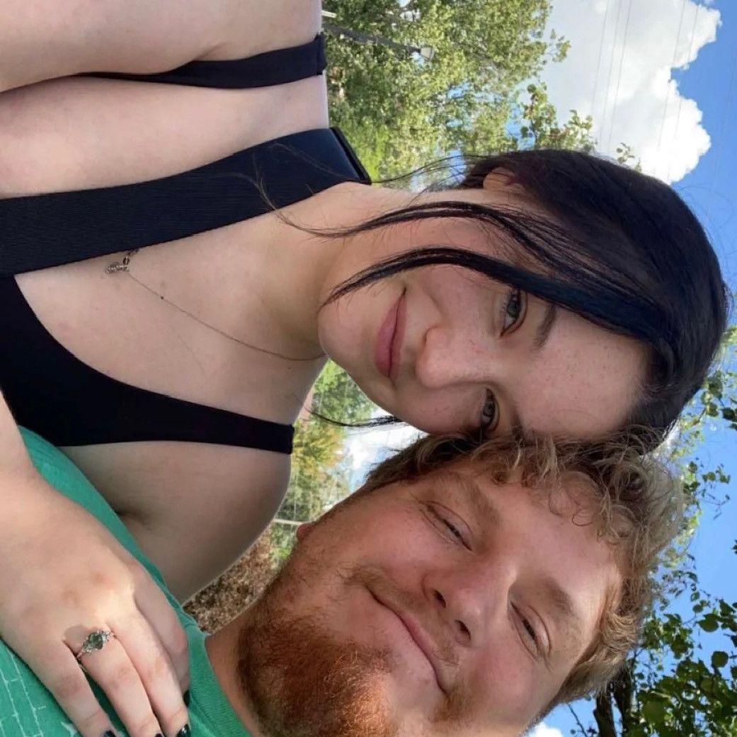 This was taken soon after Nick proposed in 2024. We walked around downtown St. Charles and had an amazing time
