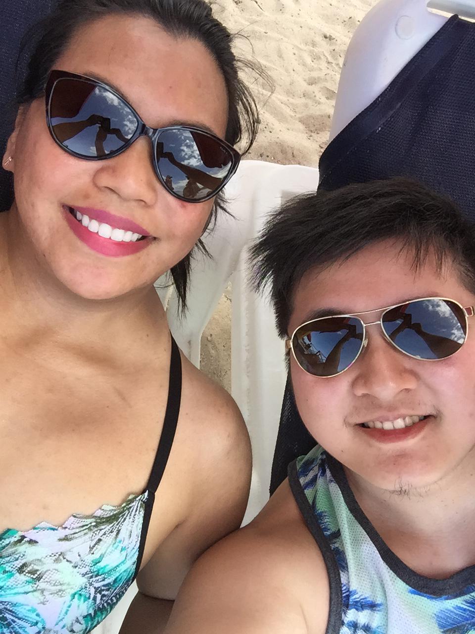 (2015) St. Martin / Sint Maarten - Drove the ATVs from the Dutch side to the French side of St. Martin… ended at Orient Beach (a nude beach, but we kept our clothes on lol)