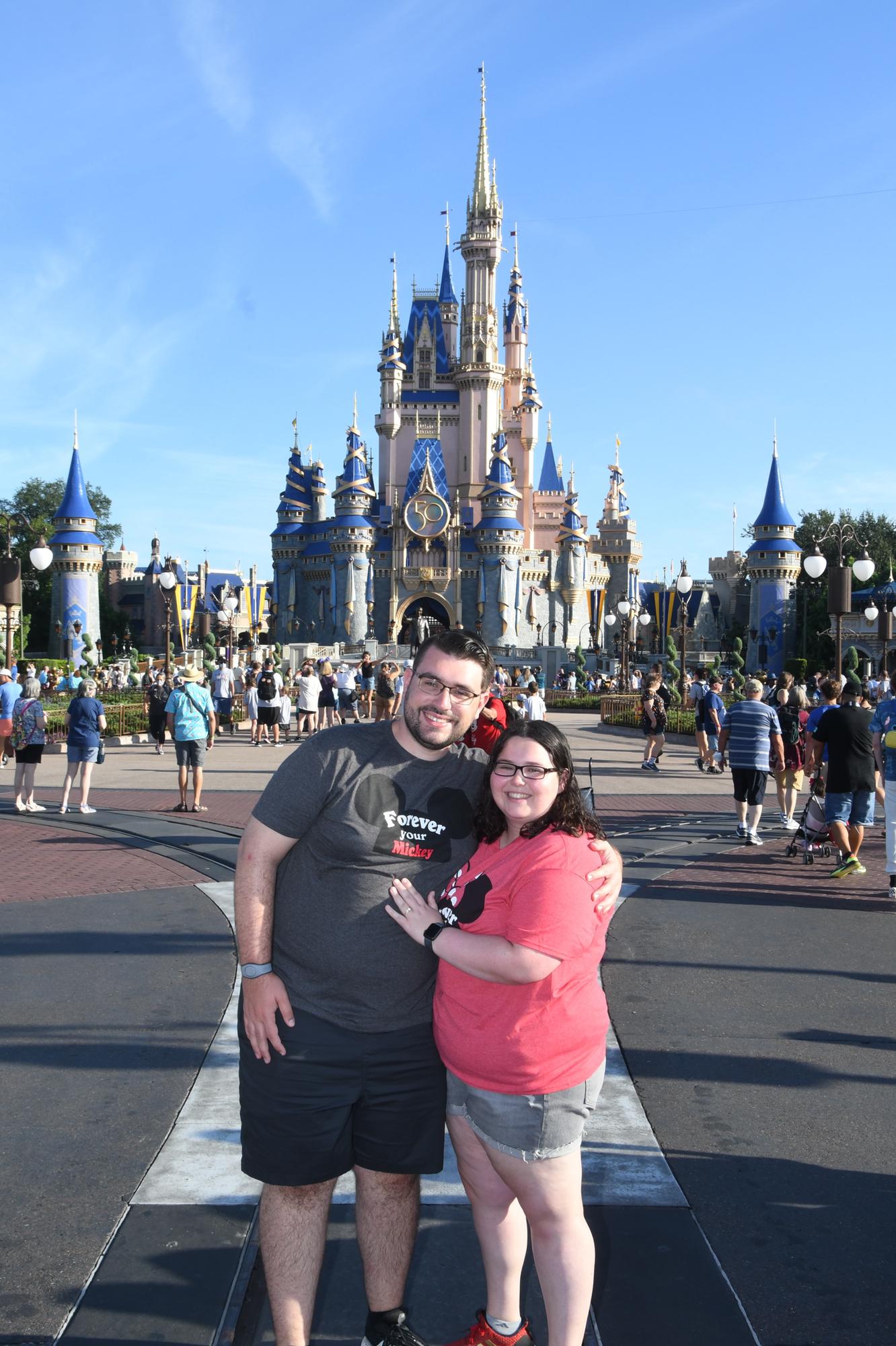 Engaged! Magic Kingdom, Walt Disney World, Florida - 2021