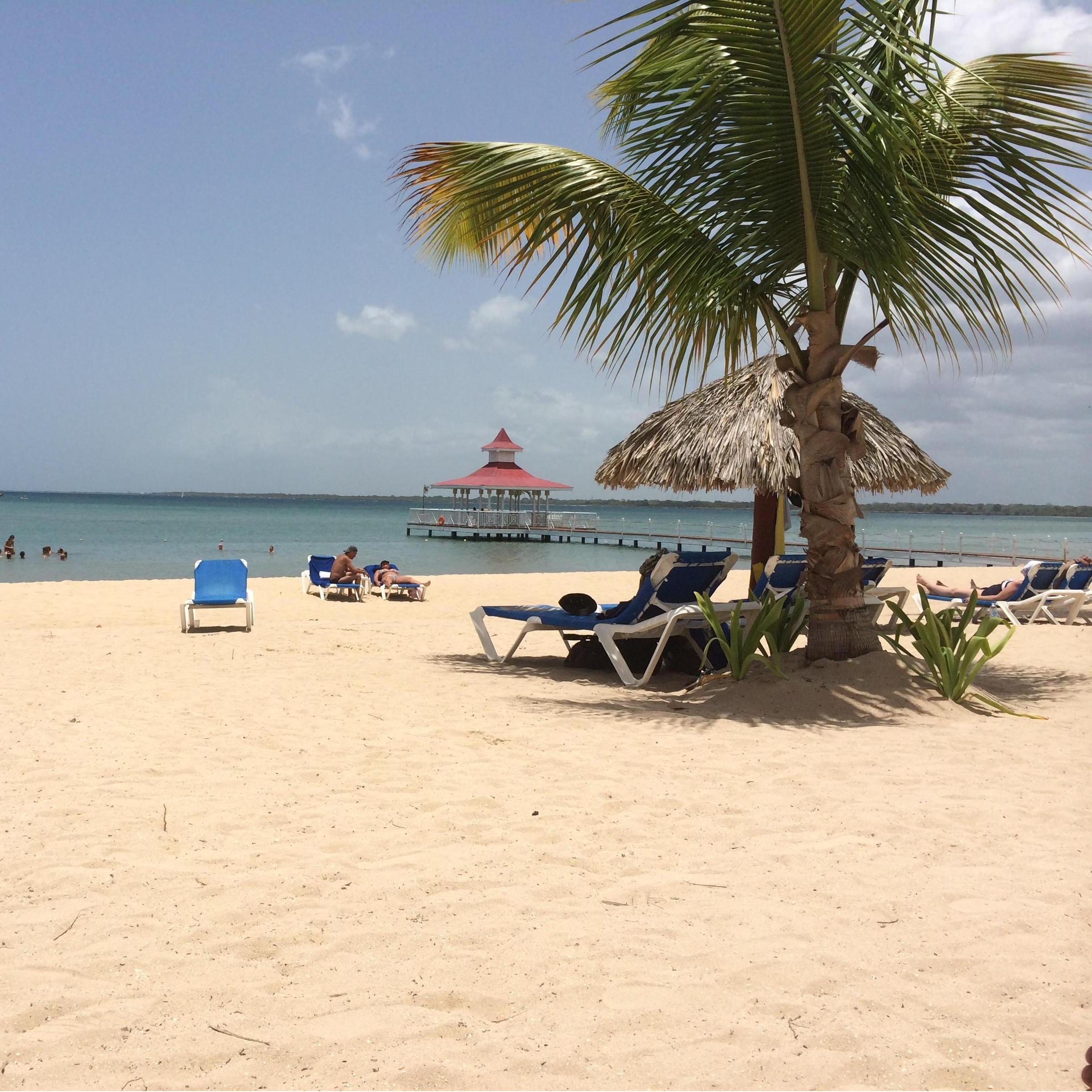 First vacation together, in the Dominican Republic.