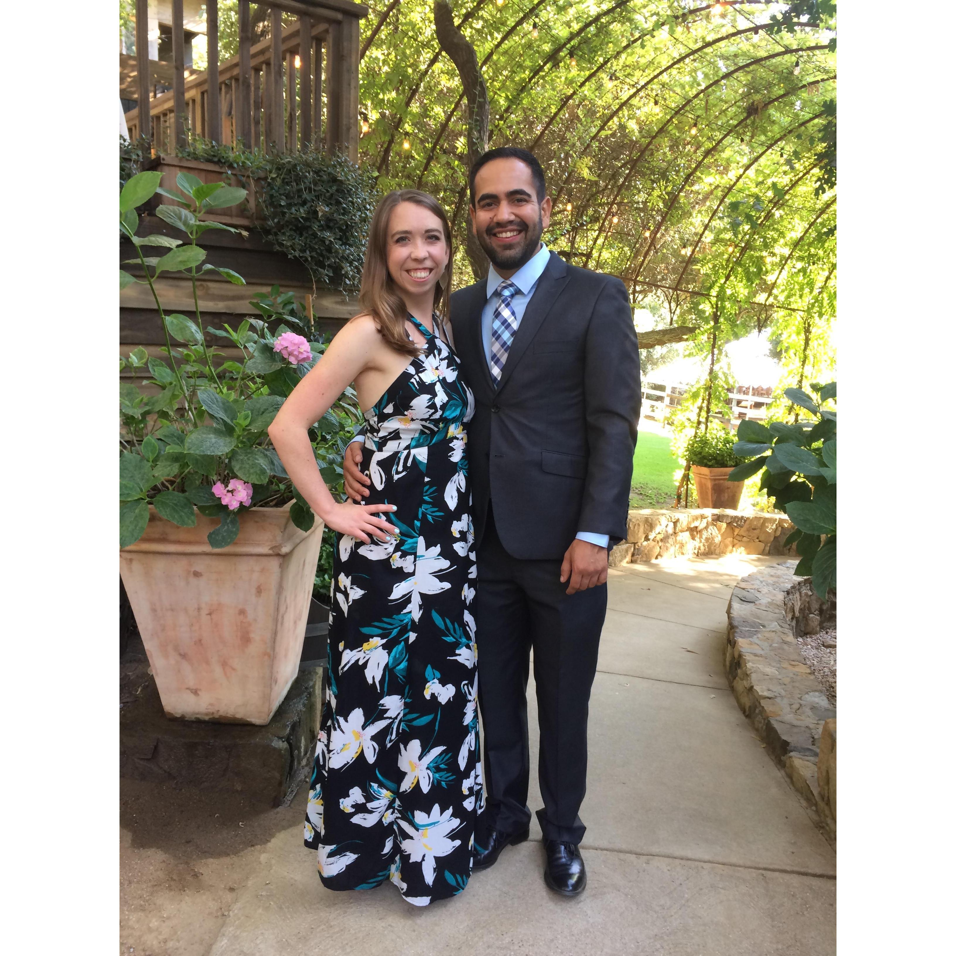 At Danny & Devon's wedding