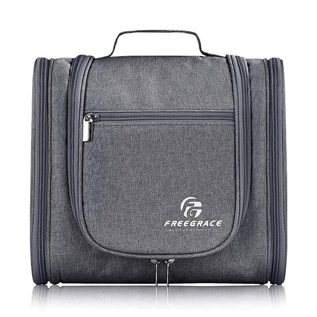 Hanging Toiletry Bag Extra Large Capacity | Premium Travel Organizer Bags For Men And Women | Durable Waterproof Nylon Bathroom, Shower, Makeup Bag For Toiletries, Cosmetics, Brushes