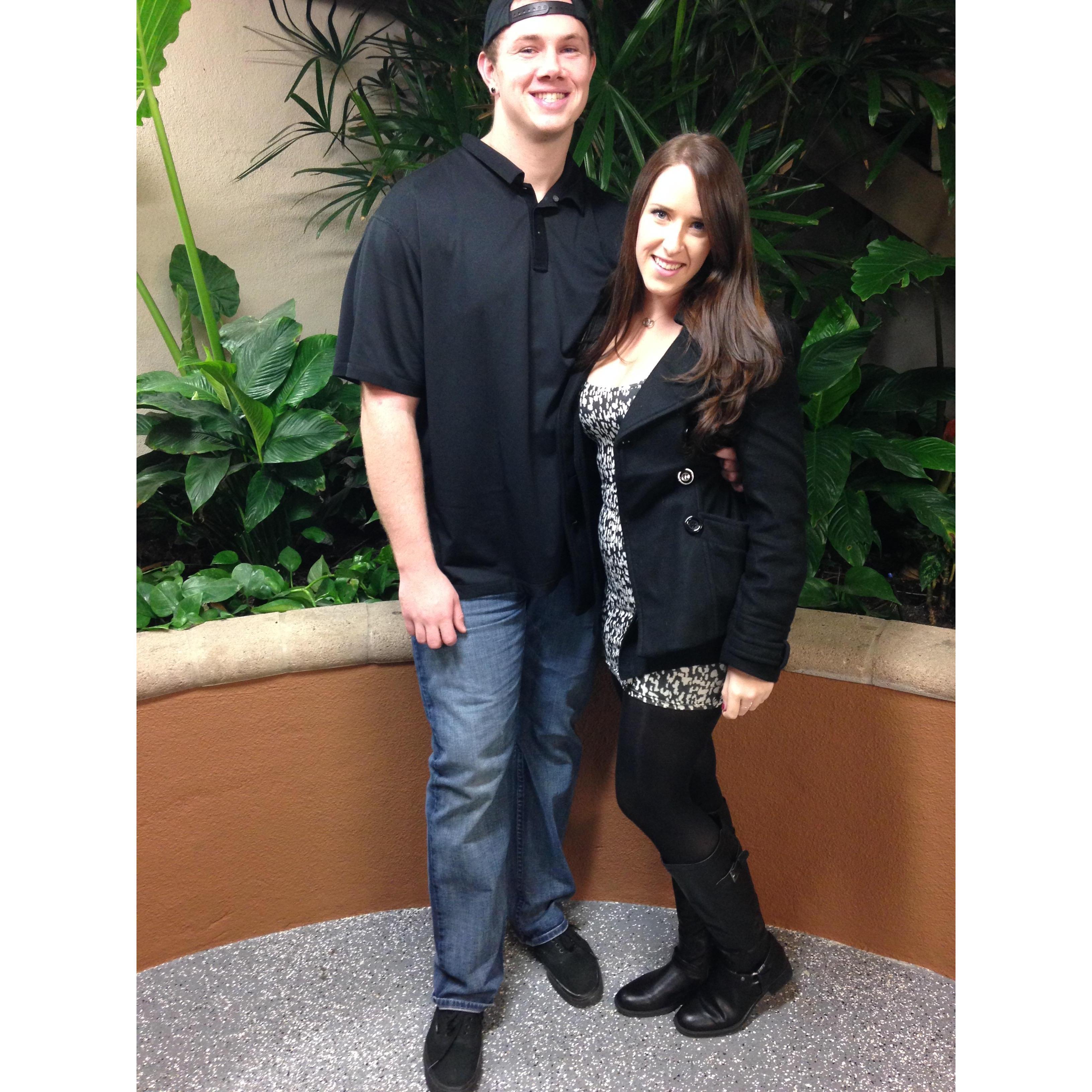 Naaman's 21st birthday. 1 week before we started officially dating!