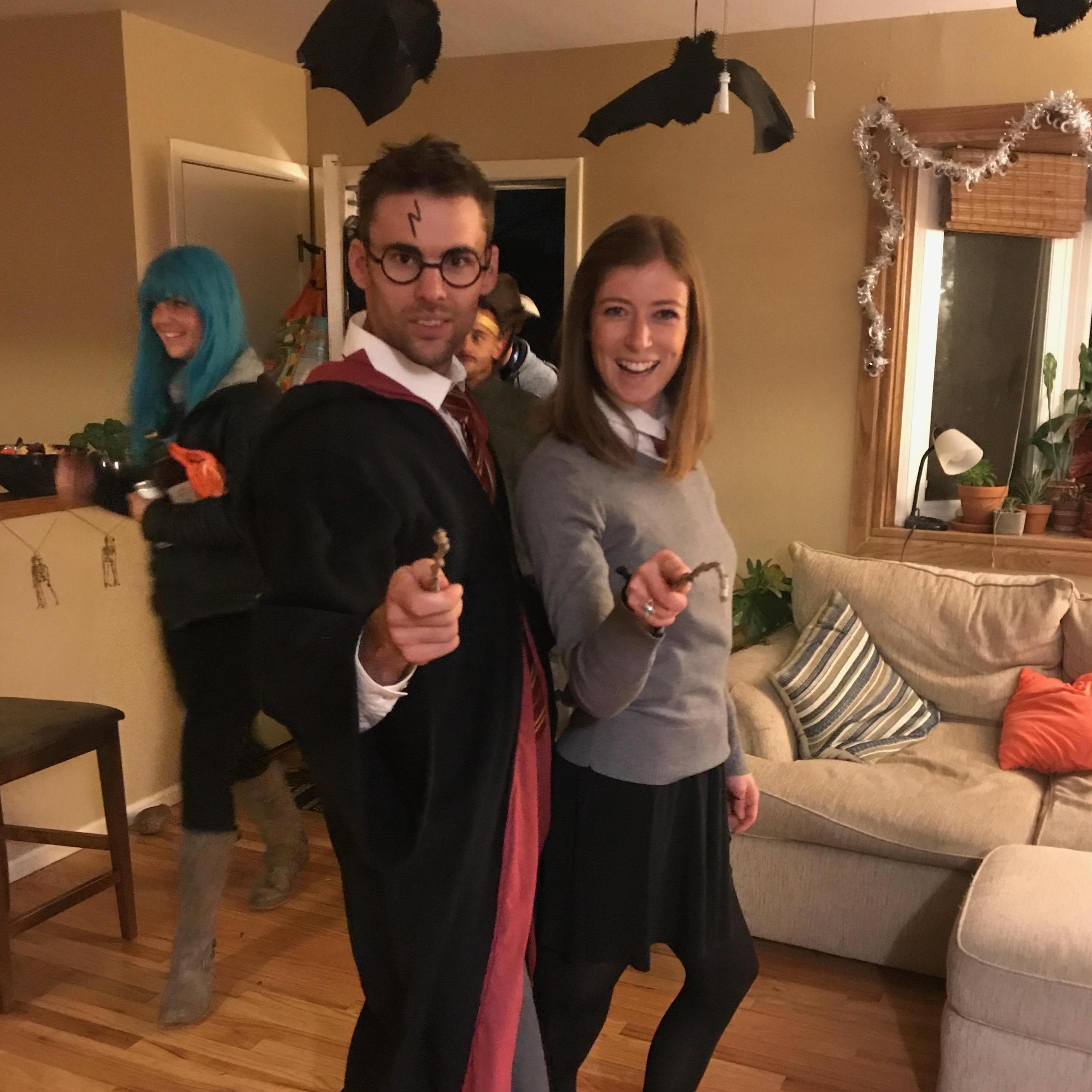 Harry Potter and Ginny Weasley for Halloween