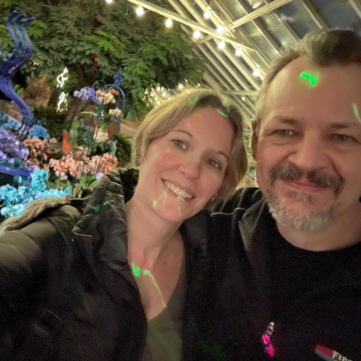 Orchids after dark for Valentine’s Day