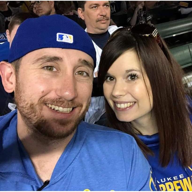 One of our many Brewers games together.