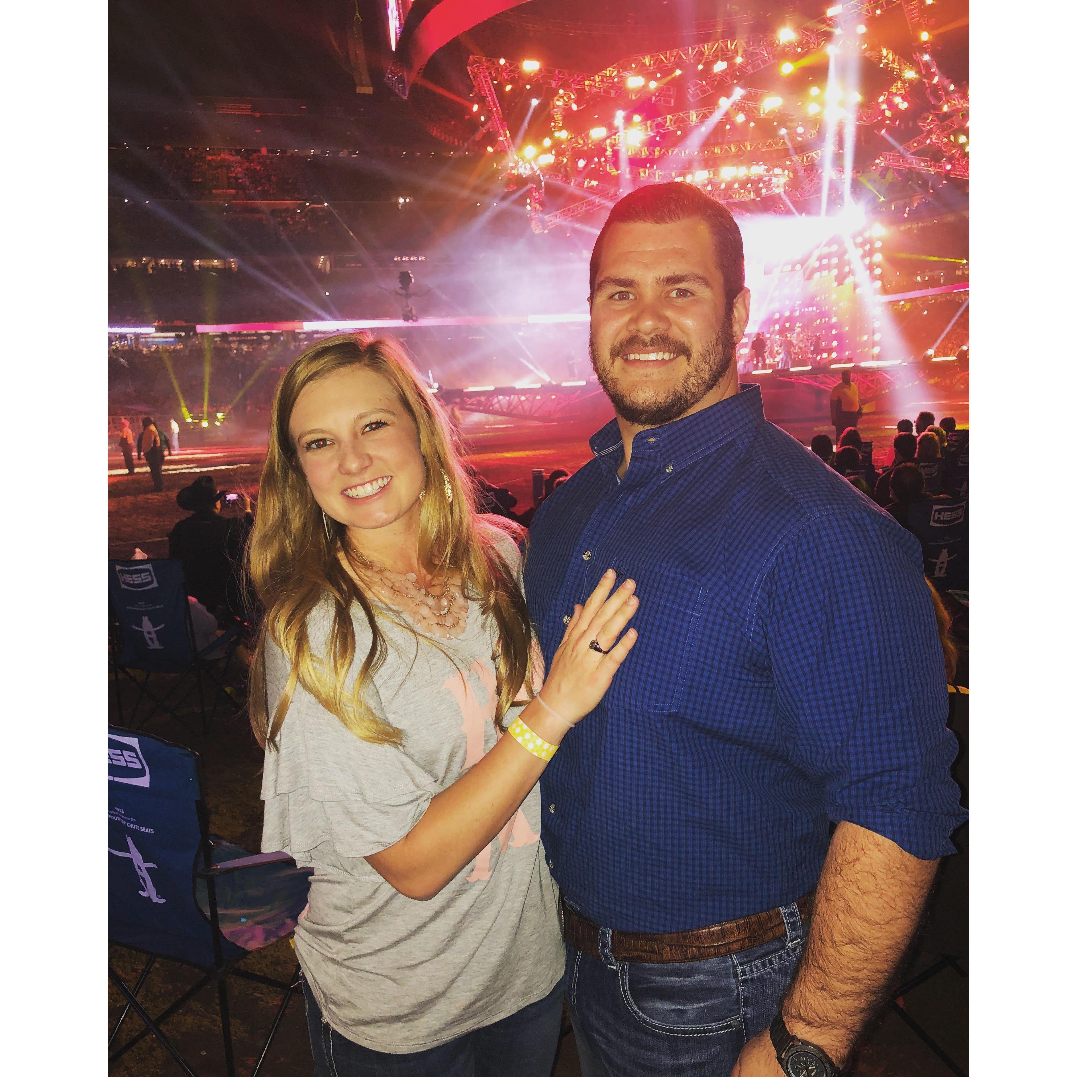 Cody Johnson on the dirt at the Houston Rodeo!