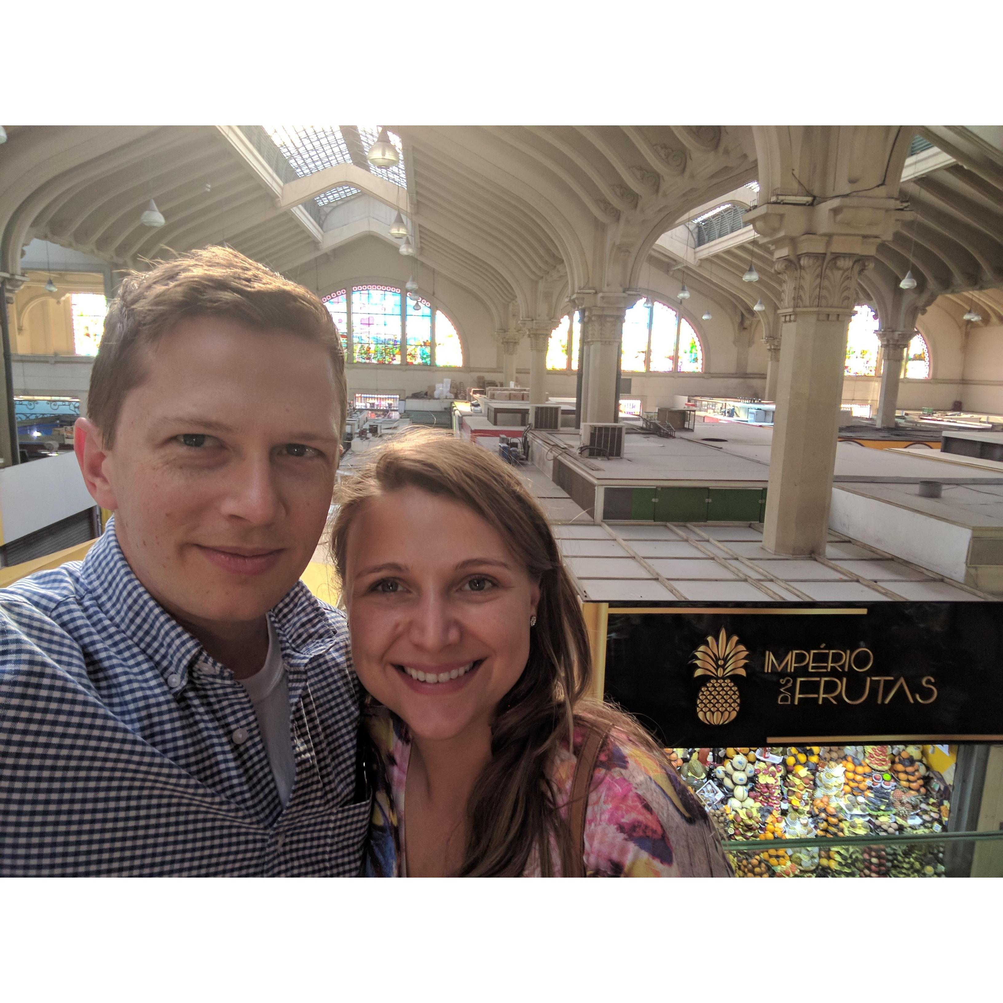 John's first time in Brazil: Sao Paulo Municipal Market / Primeira visita do John ao Brasil: Mercado Municipal de São Paulo (2017)