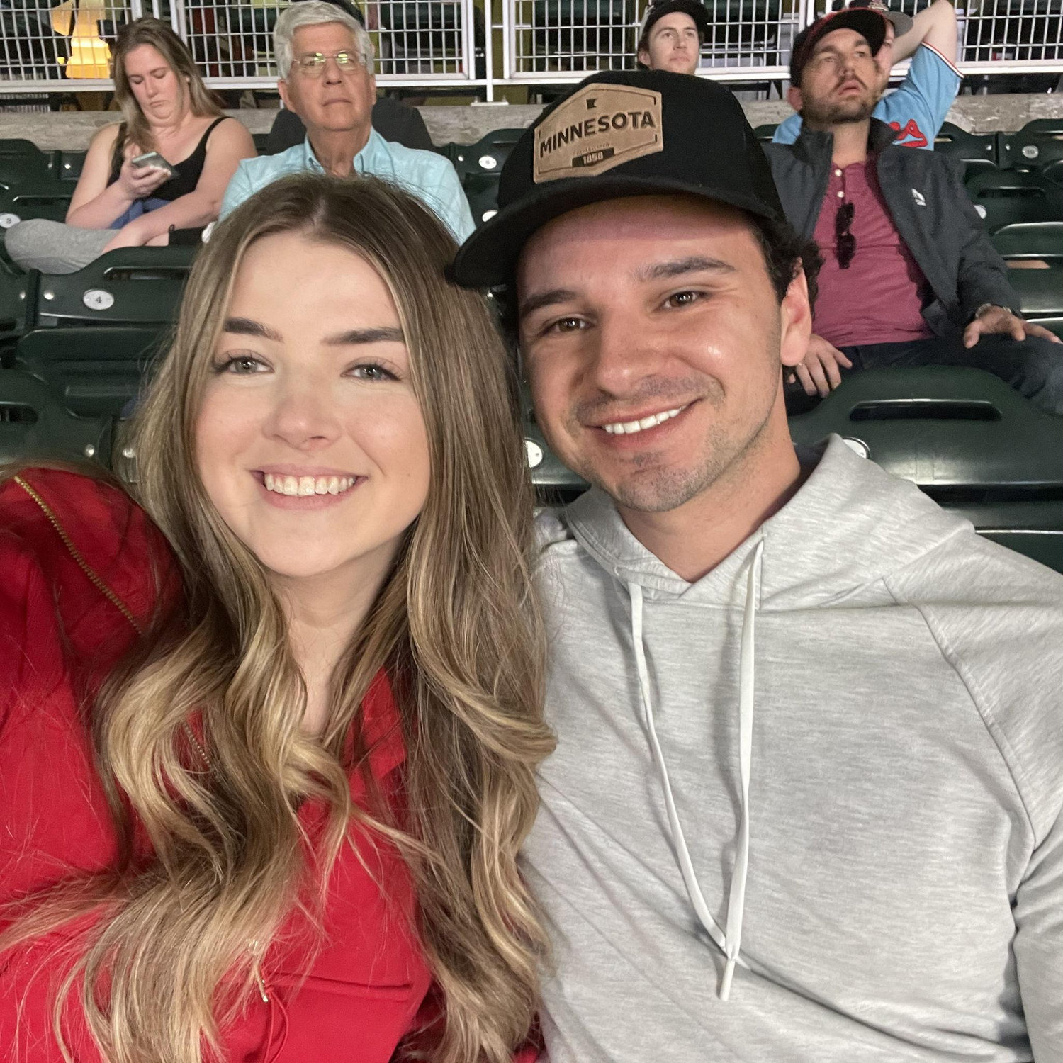 Our first photo together