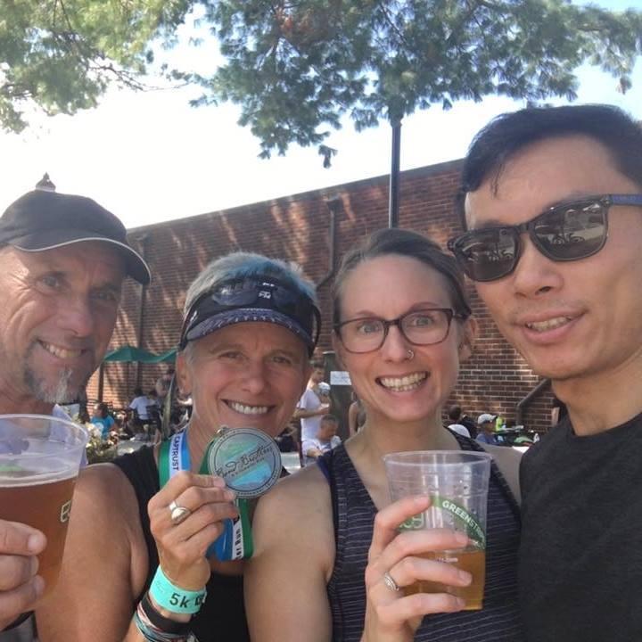 5K race with Amanda Rae's Mom & Stepdad.