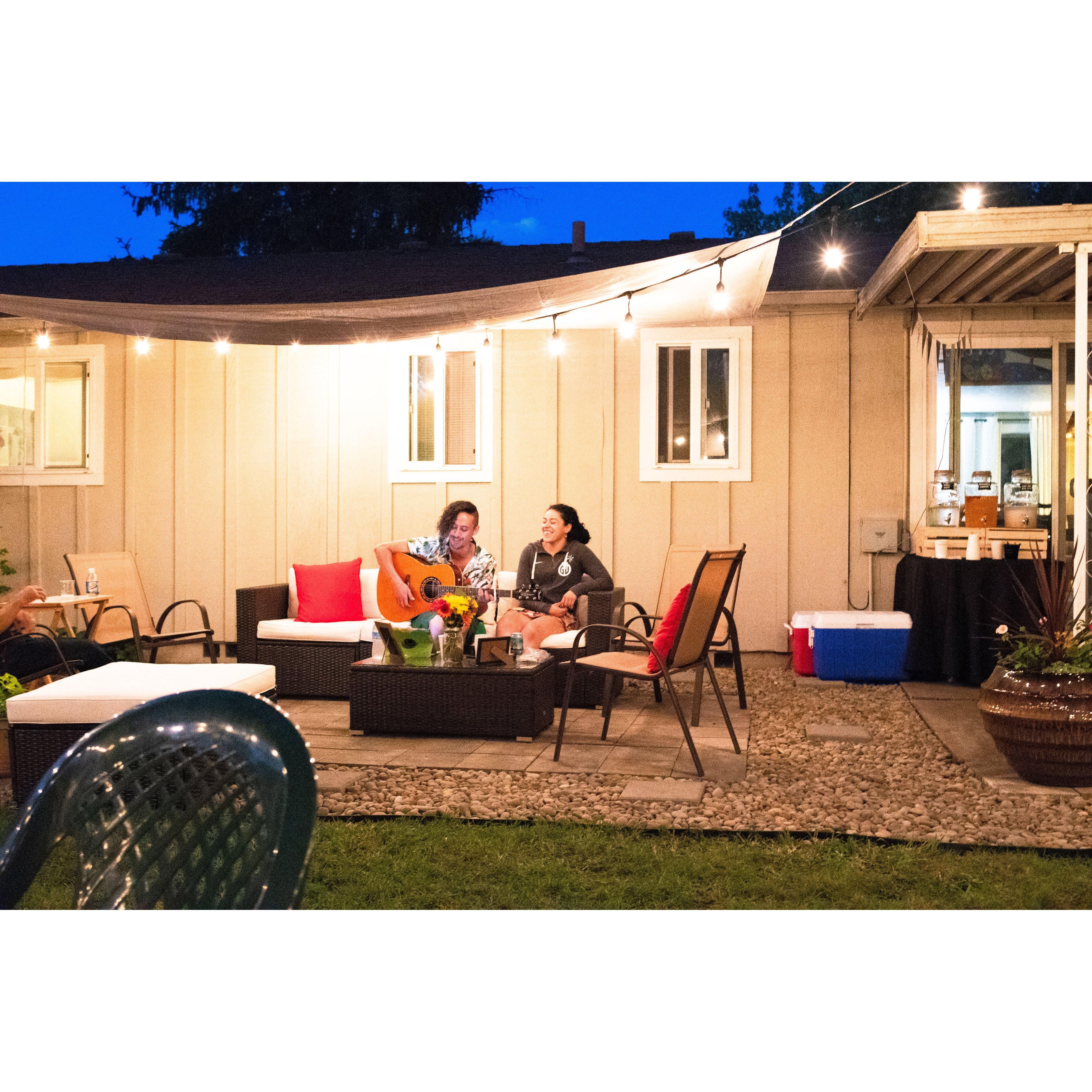 Sharing music in living rooms, backyards, parks, you name it! June 2019