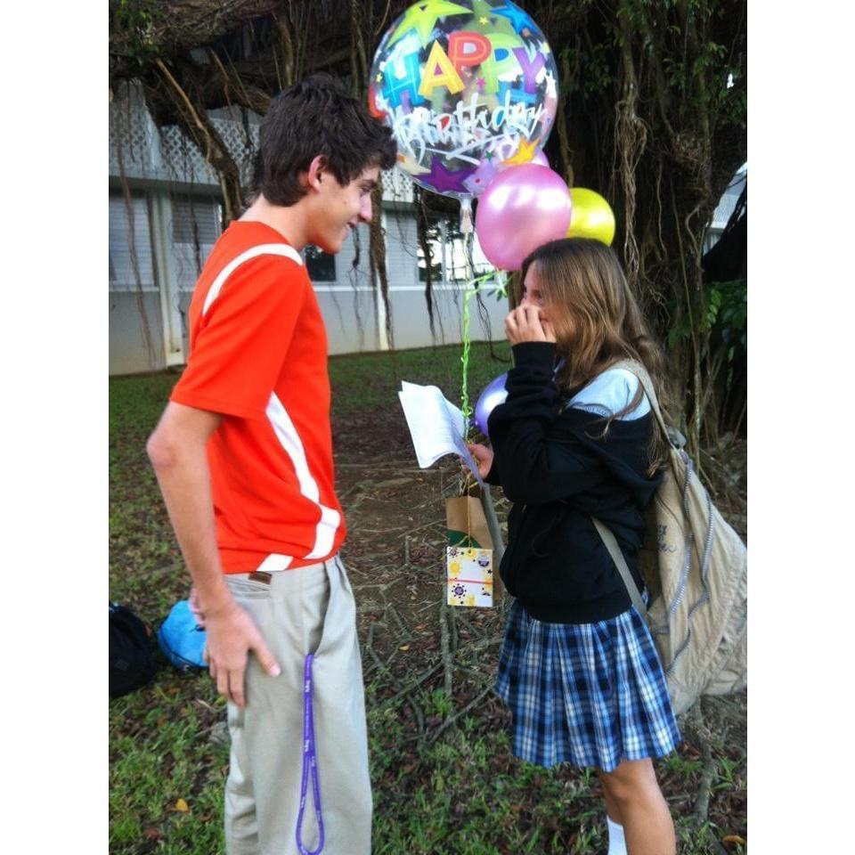 Julian was big on surprises when we started dating. He still is! <3