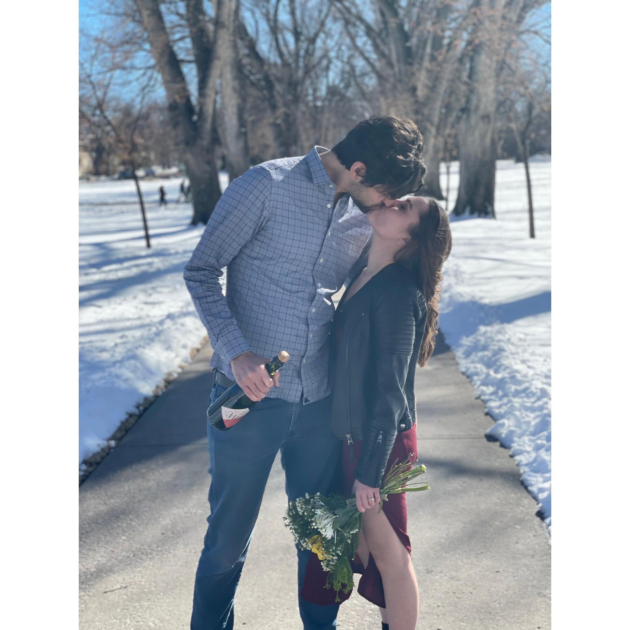 We're married!