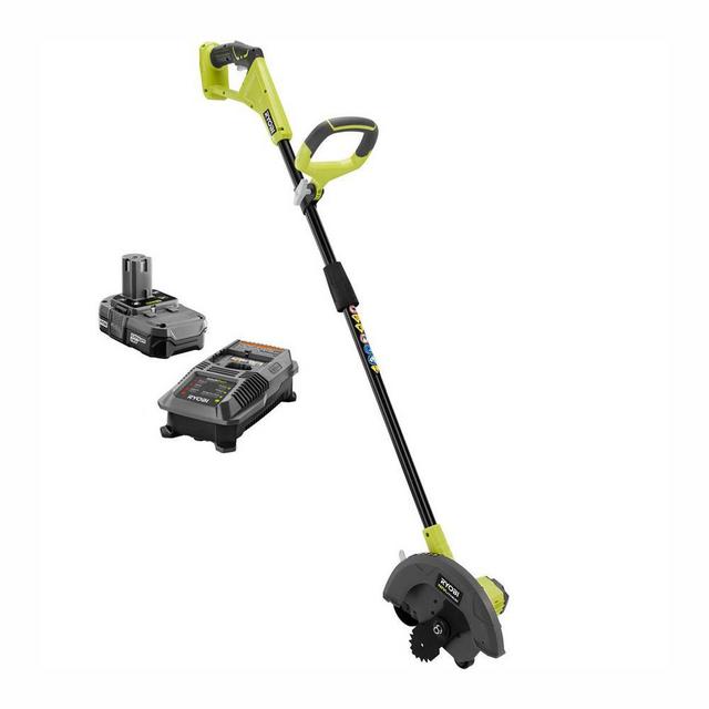 ONE+ 9 in. 18-Volt Lithium-Ion Cordless Edger - 1.3 Ah Battery and Charger Included