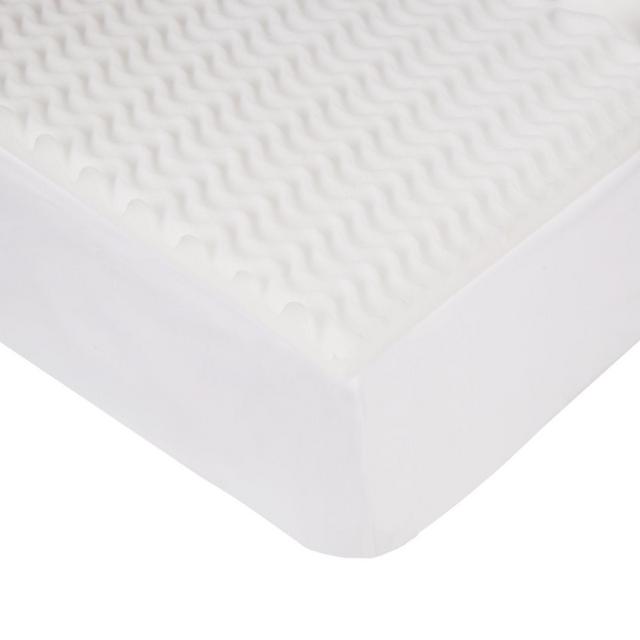 Simply Essential™ 1.5-Inch 5-Zone Foam Queen Mattress Topper in Neutral