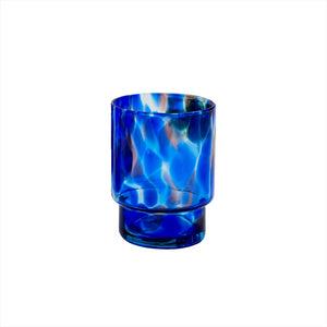 Blue Tortoiseshell Water Glasses, Set of 4