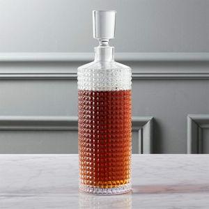 Stud Glass Whiskey Decanter