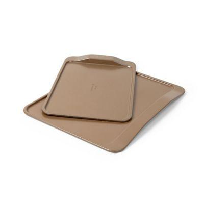 Simply Calphalon® Nonstick 2-Piece Cookie Sheet Set in Toffee