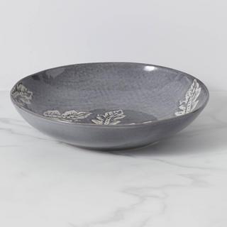 Textured Neutrals Low Serving Bowl