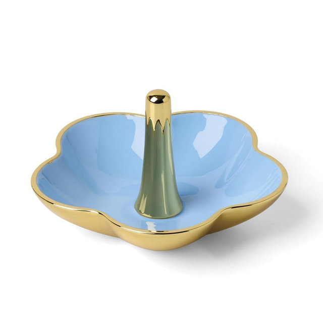 kate spade new york Make It Pop Metal Ring Dish, Blue