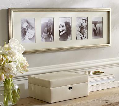 Eliza Gilt Multiple Opening Frame - Champagne