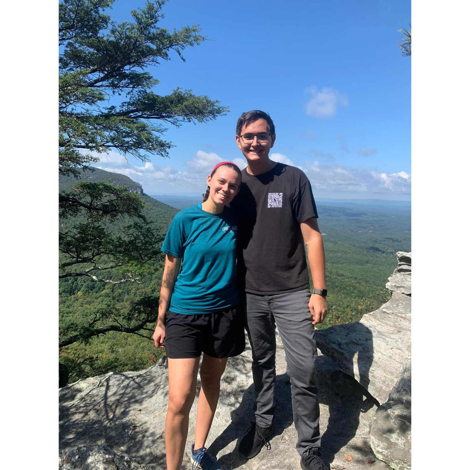 Hiking Hanging Rock, summer 2023
