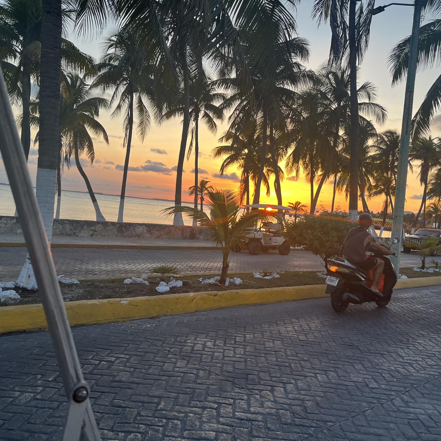 U will experience beautiful sunsets