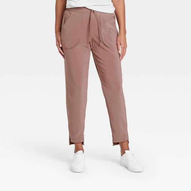 Women's Stretch Woven Pants - All in Motion™ Brown XS