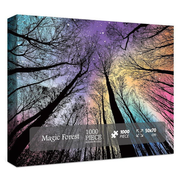 Hard Impossible Puzzles for Adults 1000 Piece, Challenging Difficult Puzzles for Adults, Colorful Gradient Jigsaw Puzzle for Adult