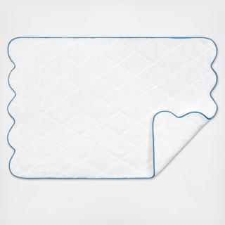 Cairo Scallop Quilted Tub Mat