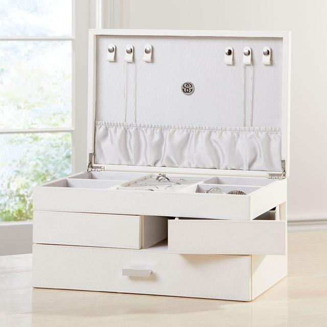 Agency Large Ivory Jewelry Box