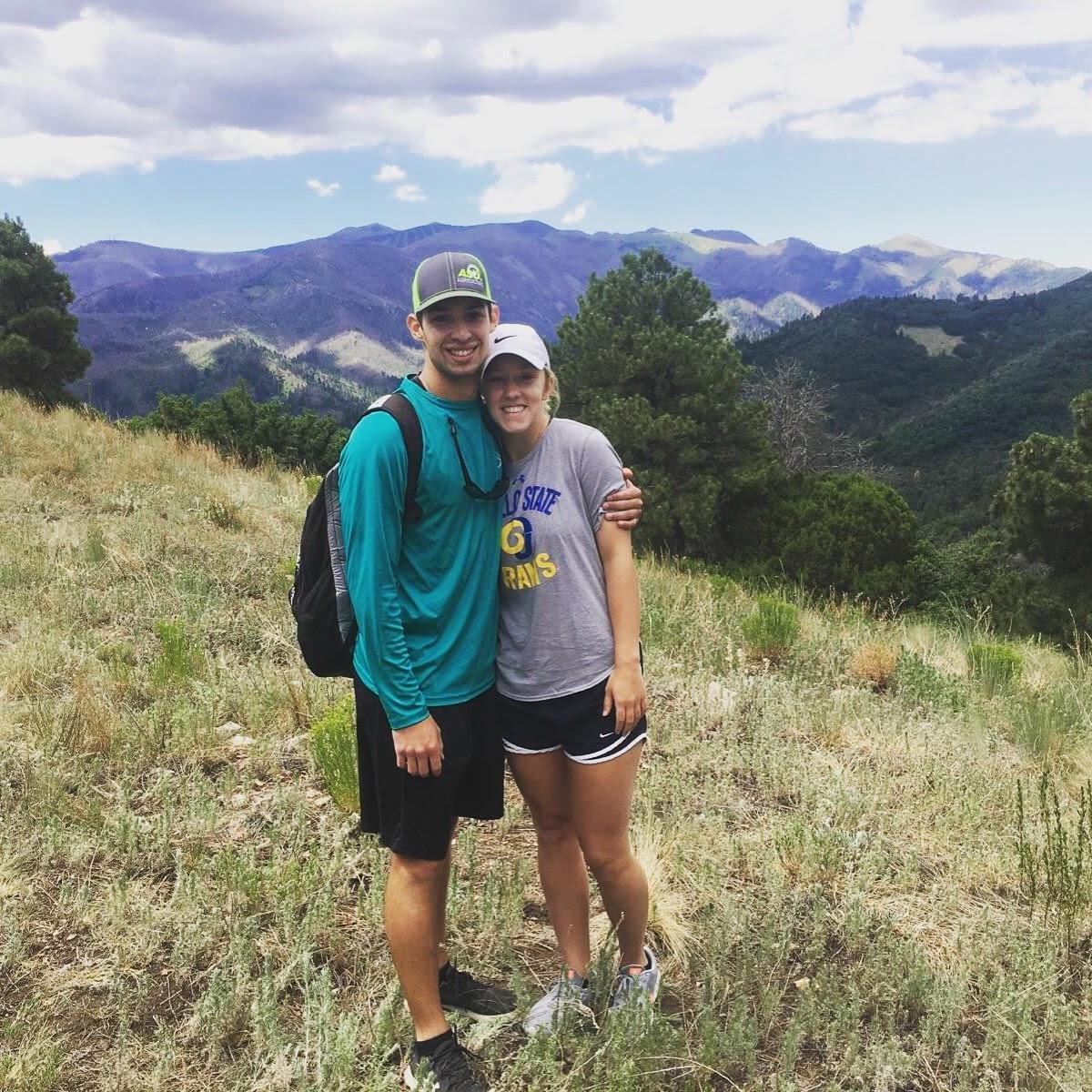We took this after the the most difficult hiking trail in Ruidoso! (Not pictured: the blood, sweat and tears it took to get up that mountain:)
