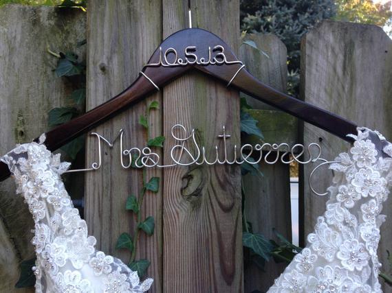 Bride Personalized Wedding Dress Hanger