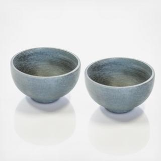 Soapstone Asian Inspired Bowl, Set of 2