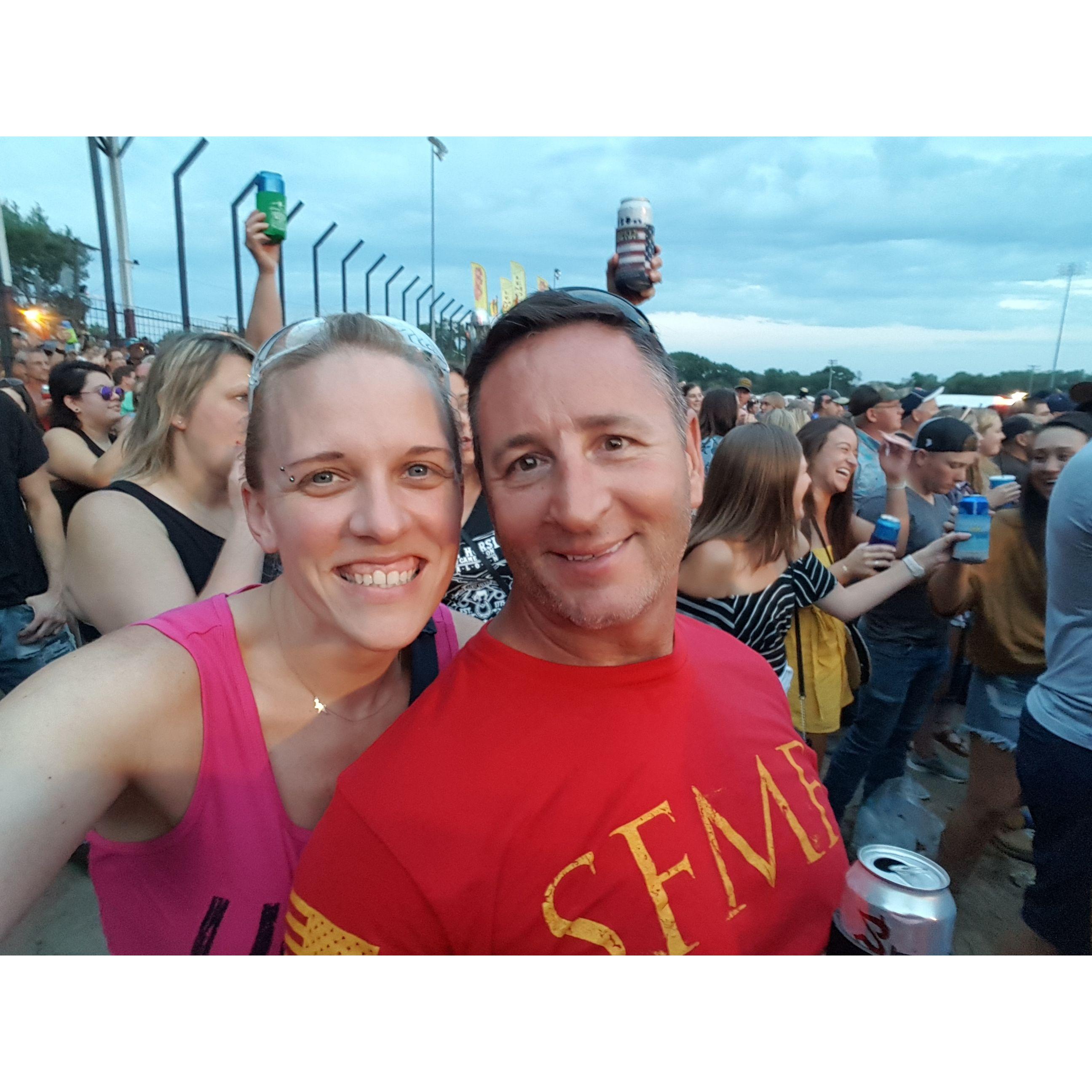Concert at the Mississippi Valley Fair - August 2018.