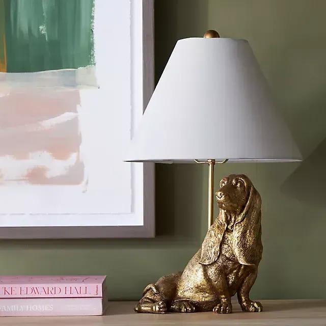 Hound Dog Table Lamp