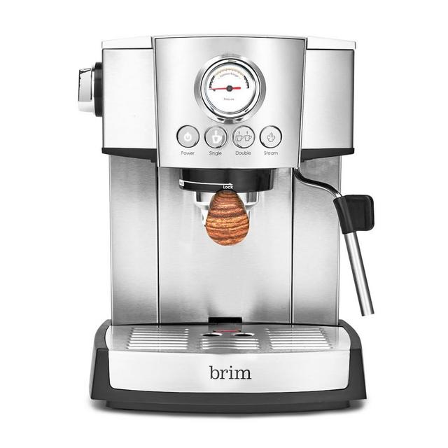 Brim 15 Bar Espresso Maker with Wood Handle