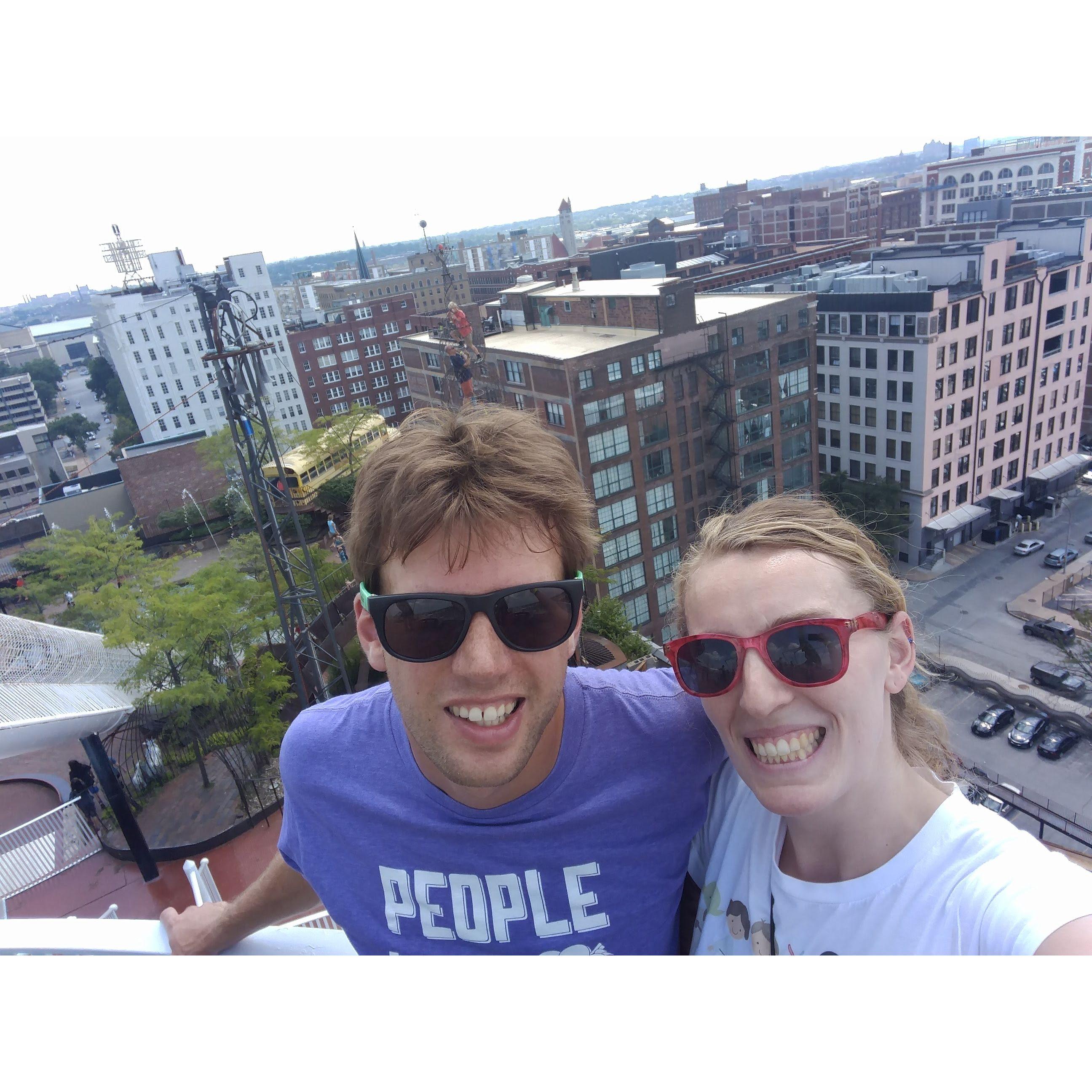 Atop the City Museum in St. Louis
