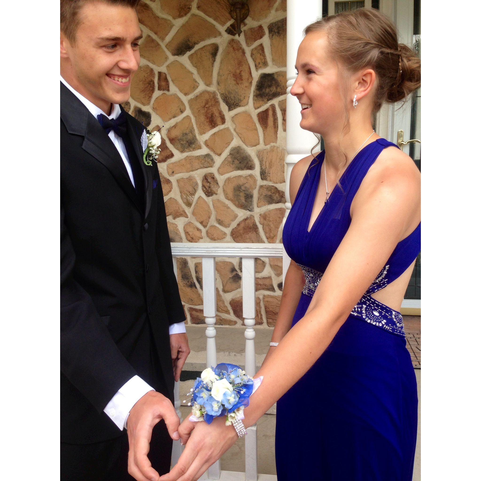 Leandra's senior prom.