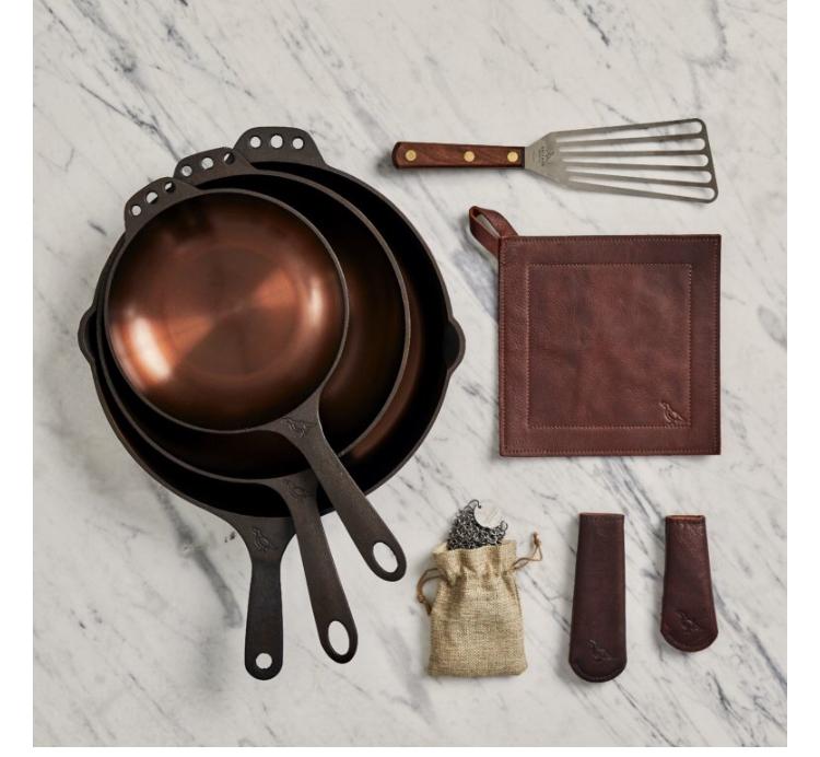 Smithey Cast Iron skittlet set
