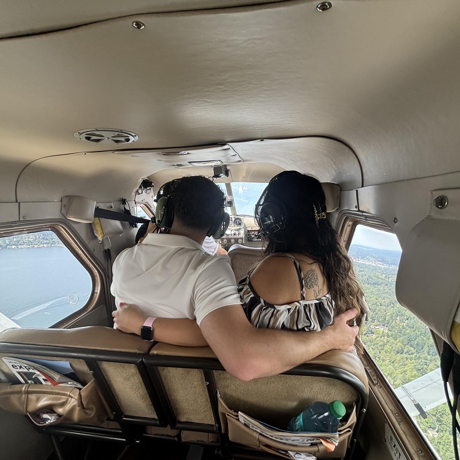 Surprise float plane to The Butchart Gardens 😱✈️