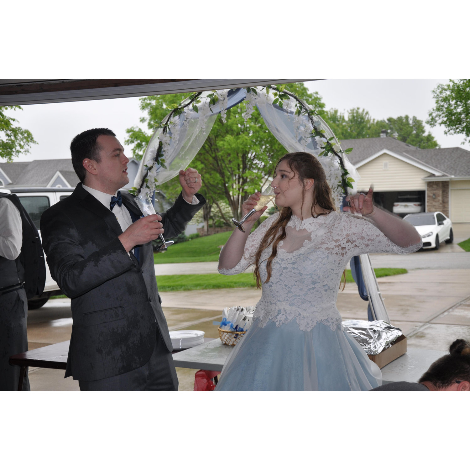 Our first toast