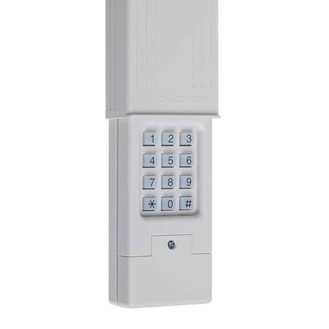 Keyless Entry Garage Door Opener Keypad, White