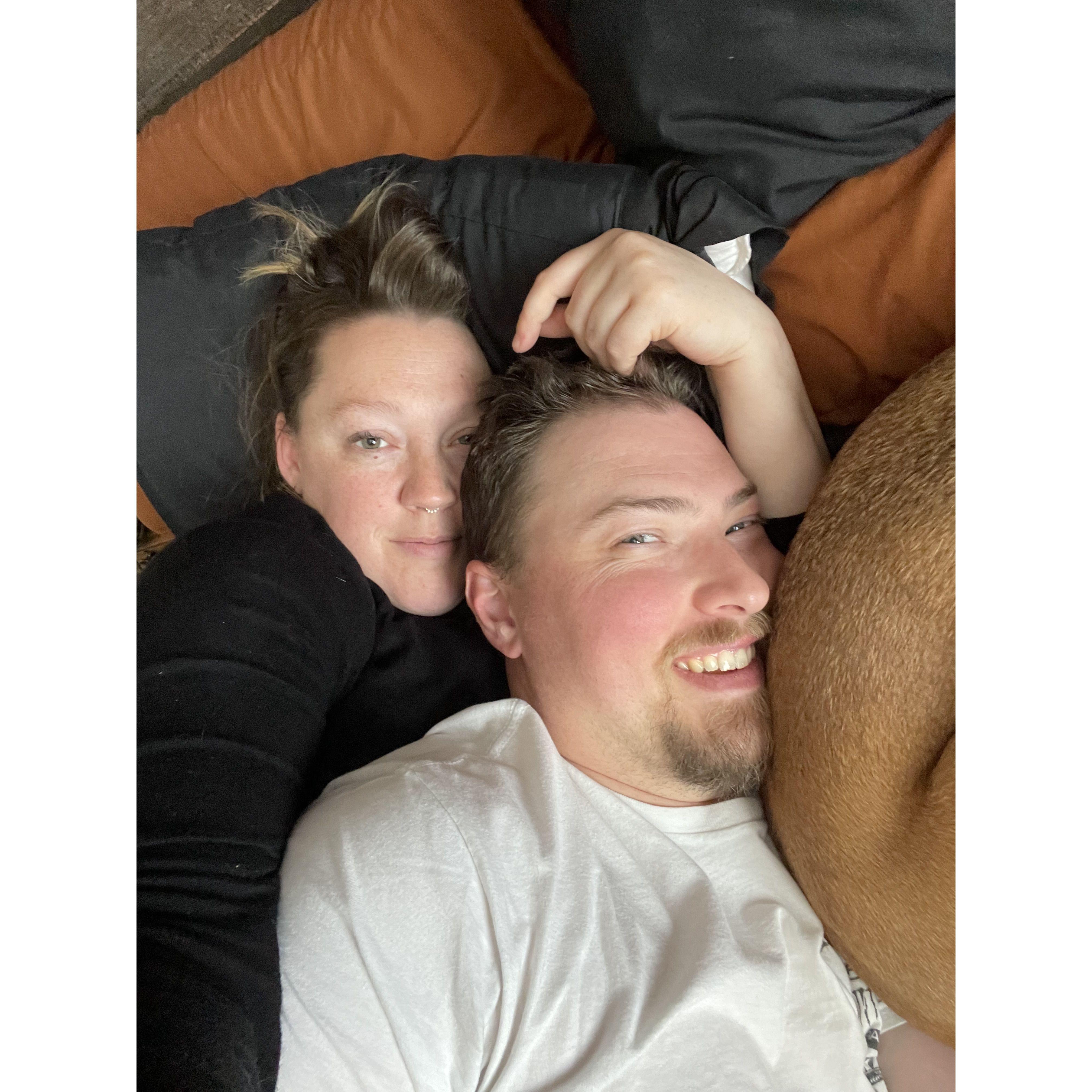 There's always time for a cuddle sesh!