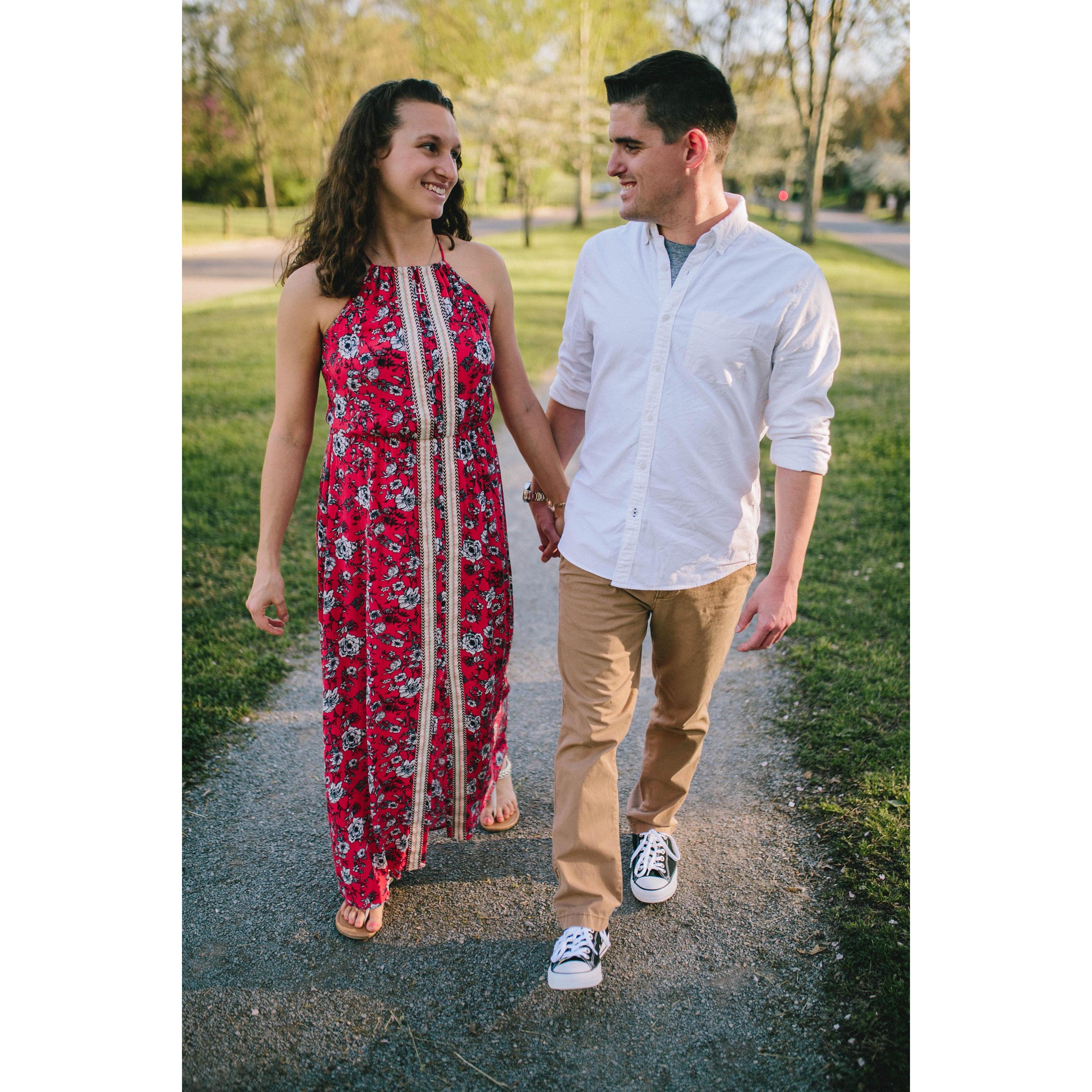 The photographer told us to hit our hips when we walk. I thought it would turn out funny....I guess not