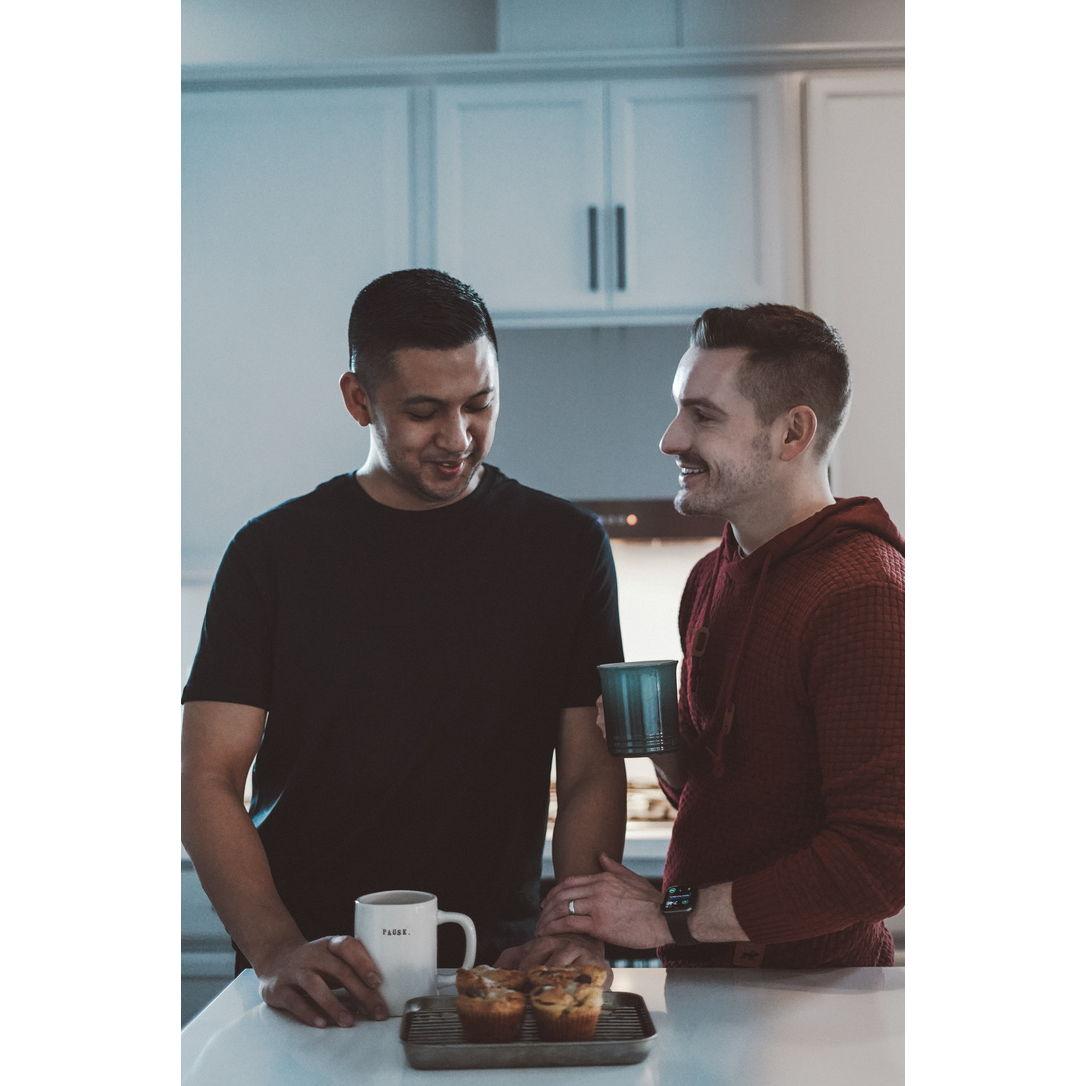Each morning, we set aside about 10-15 minutes to have coffee with one another. If Jon's lucky, Brad will made some fresh banana muffins.